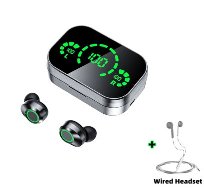 YD03 TWS Wireless Earbuds with LED Display & Breathing Light