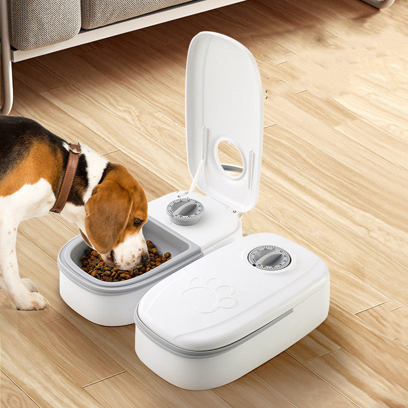 Automatic Pet Feeder & Water Dispenser – 2-in-1 Gravity Feeding System